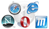 Loghi di tutti i browser
